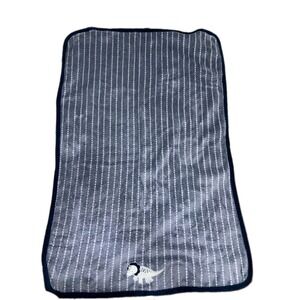 Parent's Choice Dinosaur Baby Blanket Blue Green Arrow Triangle 30x40" Walmart